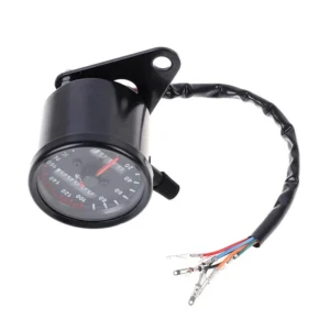 12V LED Universal Motorcycle Speedometer Odometer KMH MPH Indicator Signal Gauge