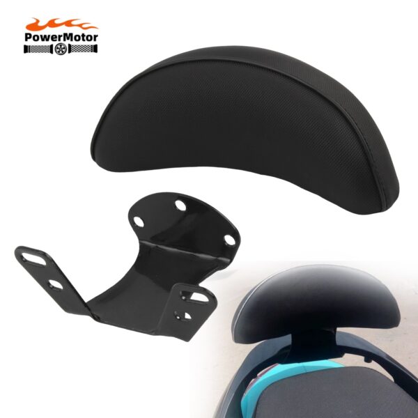 Motorcycle Adjustable Backrest Driver Rider Back Rest Passenger PU Pad (SC107)