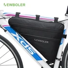 NEWBOLER Large Bicycle Triangle Bag Bike Frame Front Tube Bag Waterproof Cycling {Color: PT0712B}