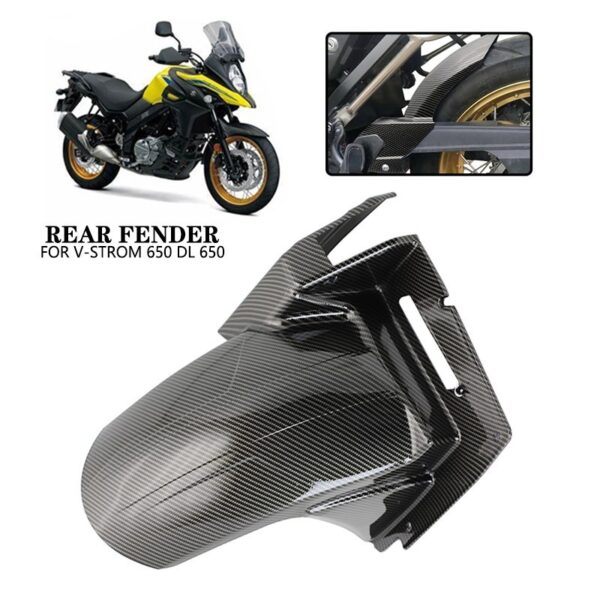 Rear Mudguard Hugger for Suzuki V-Strom 650 DL650 2004-2019 Accessories Parts (Color: Carbon look)