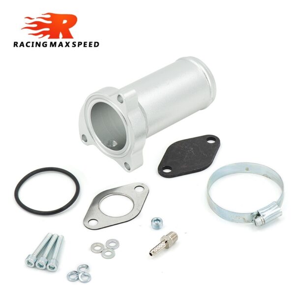 EGR Valve Deleted Remove Kit For VW AUDI SKODA SEAT 1.9TDI PD100 PD130 PD160 [Color: 51MM Silver]
