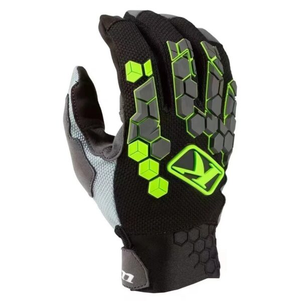 KLIM Dakar Off-Road Breathable Gloves - Motorcycle/MTB Knuckle Protection, S-XXL