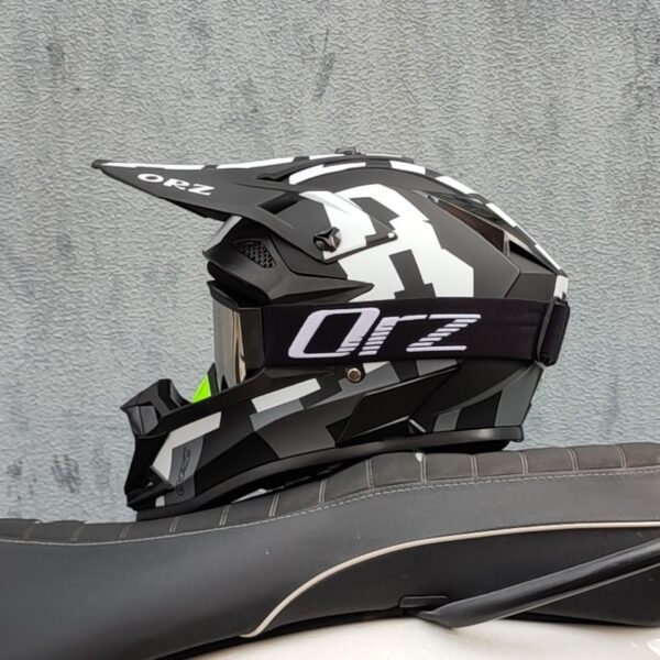 Off Road Motorcycle Helmet ATV Dirt Bike MTB Downhill Full Face Helmet DOT (Color:: 3 ·Size:: L)
