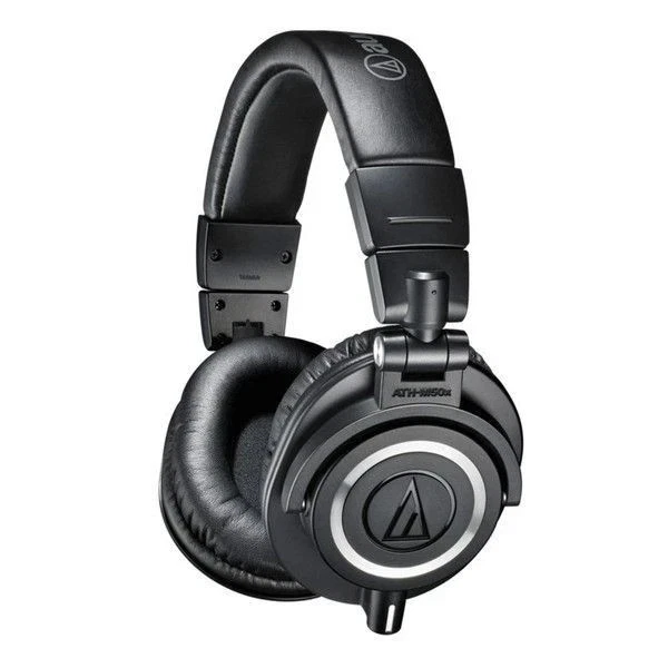 ATHM50X Black Studio Monitor Headphones + Case & Cables ATH-M50X