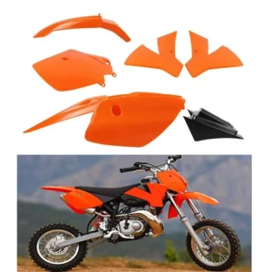 KTM SX50 Senior Mini Adventure Junior Plastics Body Work Kit MX Motocross Orange