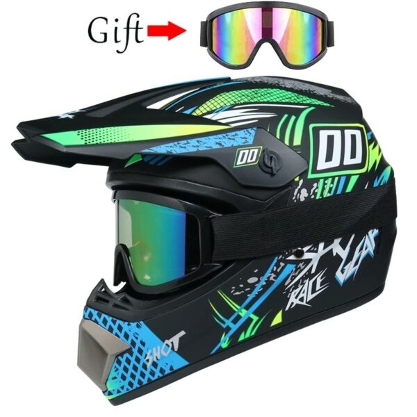 Motorcycle Helmet Children Off-Road Helmet Bike Downhill AM DH Cross Helmet [Color: 4 size S]
