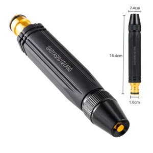 High Pressure Garden Hose Nozzle,Heavy Duty Adjustable Spray Sprinkler     Variation   Color: 01 -Plastic