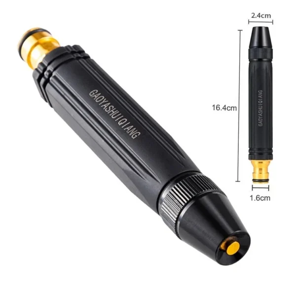 High Pressure Garden Hose Nozzle,Heavy Duty Adjustable Spray Sprinkler     Variation   Color: 01 -Plastic