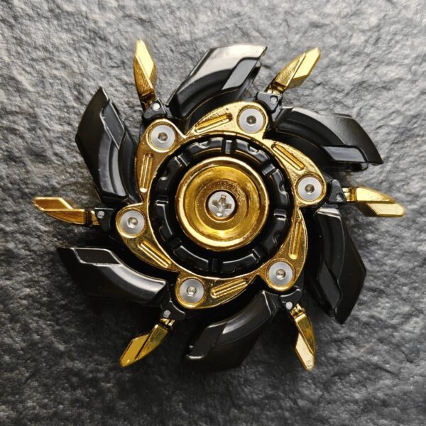 Metal Mechanical Fidget Spinner Alloy Hand EDC Gadget Stress Relief Desk Focus