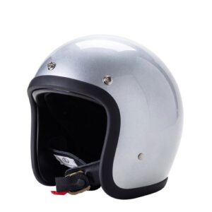 Retro 500TX Open Face Helmet 3/4 Jet DOT Vintage Scooter Motorcycle (Color: 9 ·Size.: XXL)