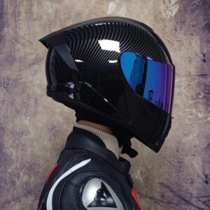 Full Face Racing Helmets Winter Warm Double Visor Motorcycle Helmet Motorbike (Color::7Size::L)