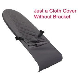 New Baby Rocking Chair Cloth Cover Infant Bouncer Seat Fabric Replacement Soft ( Grey Cloth Cover )