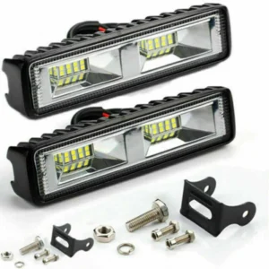 2x 12V 48W LED Offroad Car SUV UK Work Light Bar Flood Spot Lights Driving Lamp