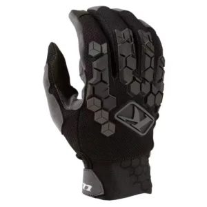 KLIM Dakar Off-Road Breathable Gloves - Motorcycle/MTB Knuckle Protection, S-XXL (klim hei, XL)