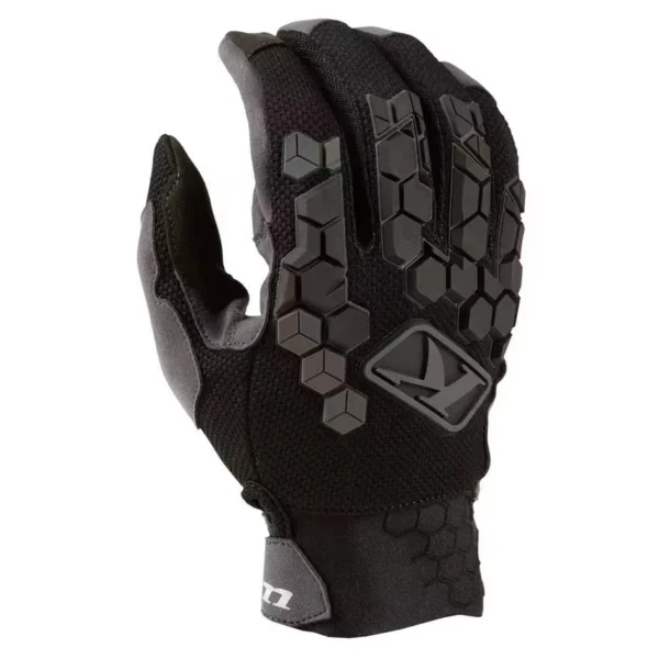 KLIM Dakar Off-Road Breathable Gloves - Motorcycle/MTB Knuckle Protection, S-XXL (klim hei, XL)