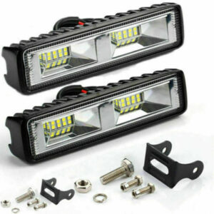2x 12V 48W LED Offroad Car SUV UK Work Light Bar Flood Spot Lights Driving Lamp
