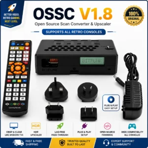 OSSC v1.8 Open Source Scanner Converter HDR Upscaler Supports All Retro Consoles