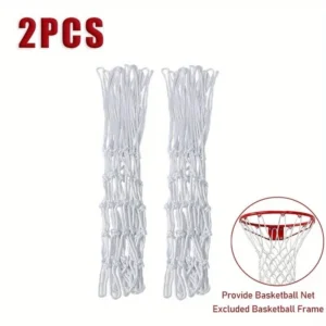 2PCS Replacement Basketball Net Heavy Duty All Weather Hoop Rim Indoor Outdoor
