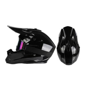 Off Road Motorcycle Helmet w/ Goggles Full Face Motocross Helmet Adult (Color:: 2 ·Size: M)