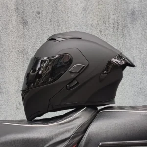 Modular Motorcycle Helmet Racing Safety Double Visor Full Face Motorbike Helmets [Color: 9 Size: M]