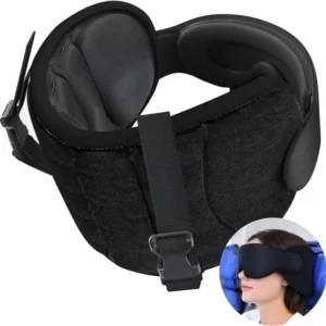 SARISUN Travel Pillow for Airplane, Neck Pillow for Sleeping Travel with Eye[Color: Upgrade Set]