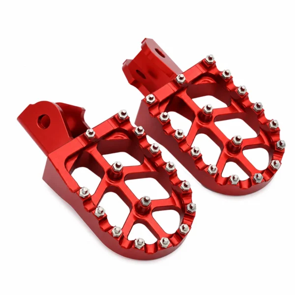 CNC Foot Pegs For Sur Ron Light Bee X S Electric Bike Footrests Surron { red }