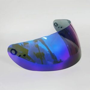 Motorcycle Helmet Visor For Bell Qualifier/DLX/MIPS/Vortex/ Revolver/RS-2/RS-1 (Color:: Blue visor)