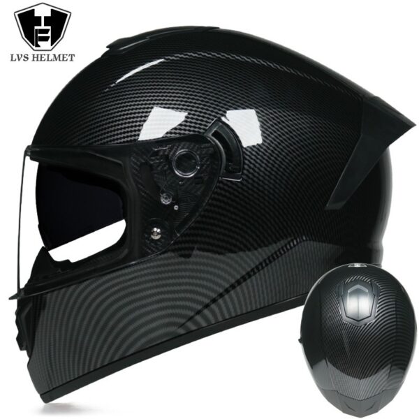 Full Face Racing Helmets Winter Warm Double Visor Motorcycle Helmet Motorbike [Color: 7 Size: M]