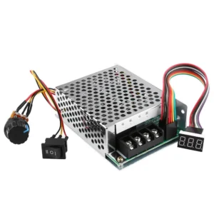 DC10V-55V PWM Brushed DC Motor Speed Controller CW CCW Reversible Switch With [Color: Multicolor]