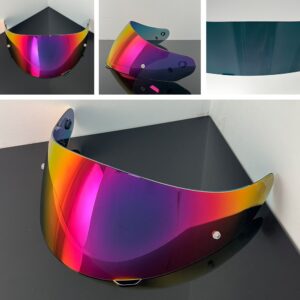 C90 C91 Visor for HJC HJ17 C90 C91 C91N CL-MAX 2/3 IS-MAX BT SY-MAX 3 IS-MAX 2 [Color: Rose Red]