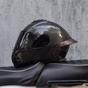 ORZ-B08A Full Face Motorcycle Helmet DOT Safety Racing Helmet Tinted Visor [Color: G7 size:L]