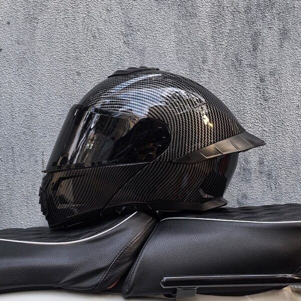ORZ-B08A Full Face Motorcycle Helmet DOT Safety Racing Helmet Tinted Visor [Color: G7 size:XXL]