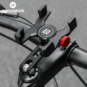 ROCKBROS Bike Phone Holder Adjustable Firmly Aluminum Phone Support For Cycling