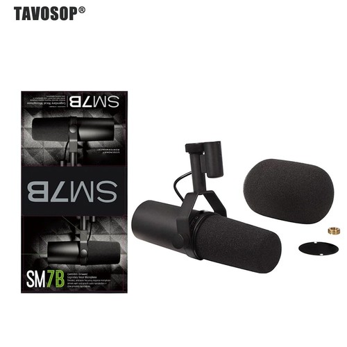 Shure SM7B Cardioid Dynamic Vocal Broadcast Microphone Sealed in box Black