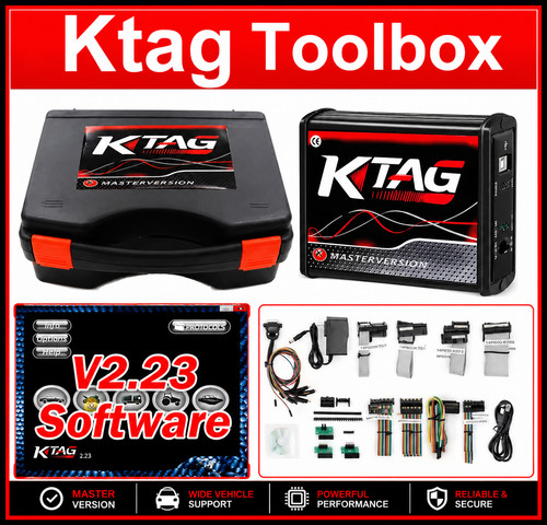 KTAG V7.020 + KESS V5.017 Master Version No Token RED EU PCB Remapping OBD Tools