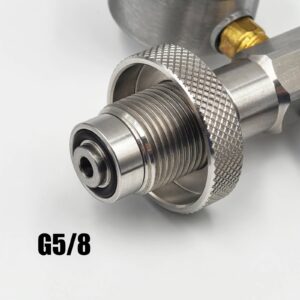 NEW CYLINDER BOTTLE FITTINGS GAUGE AIR GUN RIFLE TANK FILL HOSE VALVEPCP ADAPTER