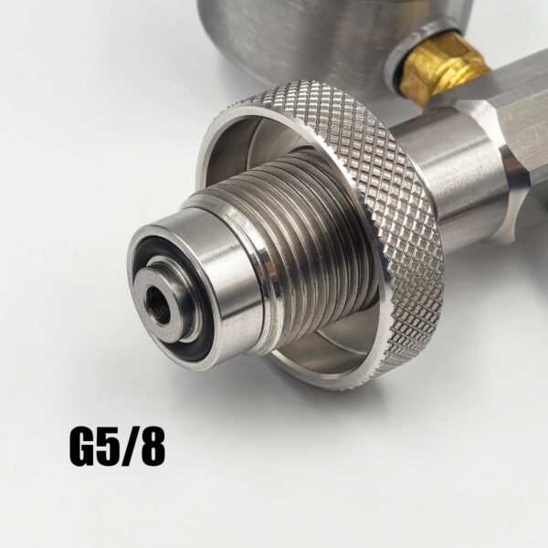 NEW CYLINDER BOTTLE FITTINGS GAUGE AIR GUN RIFLE TANK FILL HOSE VALVEPCP ADAPTER