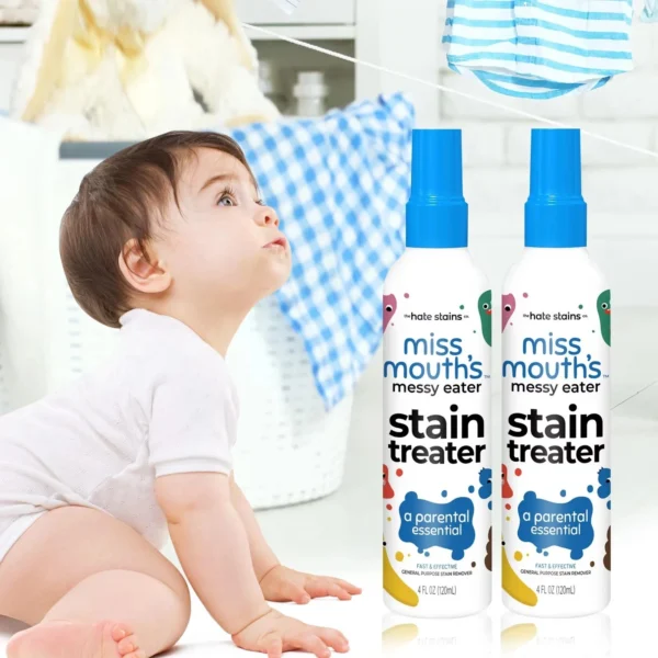 2x Miss Mouth's Messy Eater Stain Treater Spray~-120ML