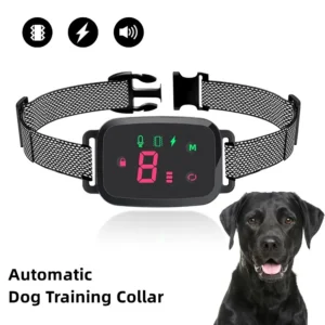 Smart Anti Barking Dog Collar HD Display Waterproof Rechargeable Bark Stopper